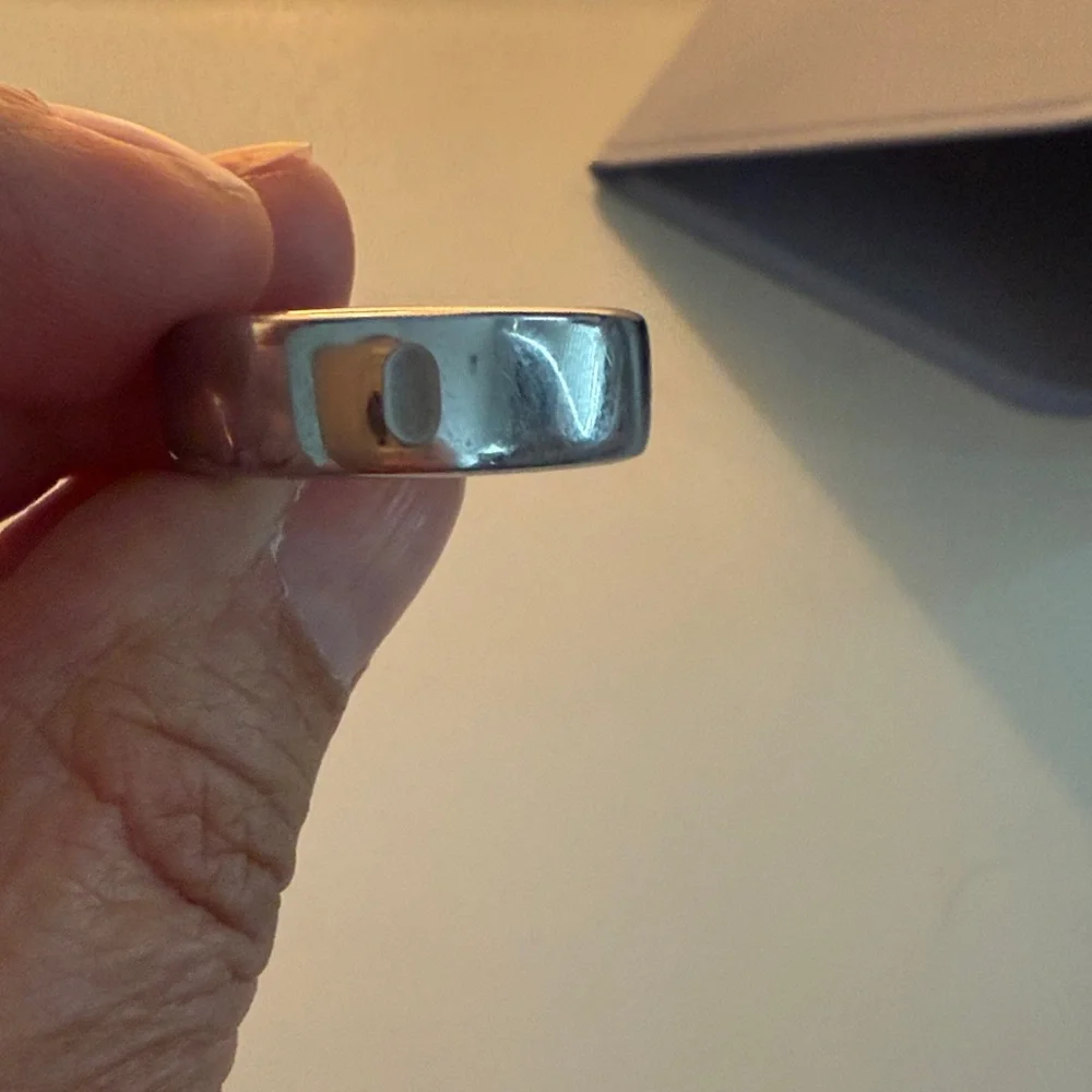 Oura Horizon Ring Silver Finish (Size 11)
